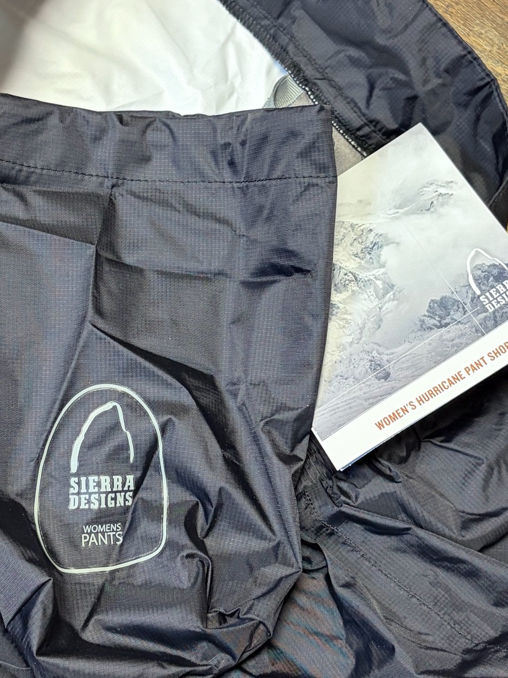 NEW Sierra Designs Hurricane Pants Short Womens Medium Packable Rain Outdoor - Picture 8 of 14